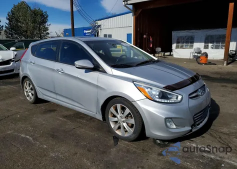 2014 Hyundai Accent Gls из США, поврежденный, VIN KMHCU5AE7EU194594